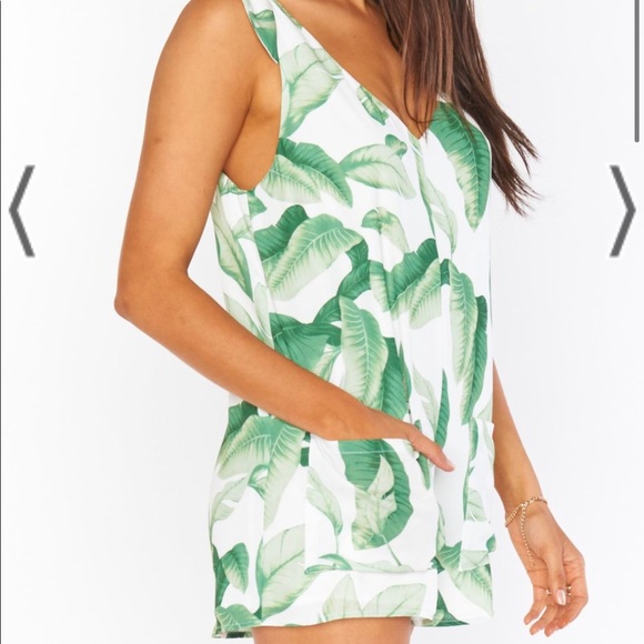 Show Me Your MuMu Pants - Show Me Your Mumu Tilda Tie Romper ~ Palmtini